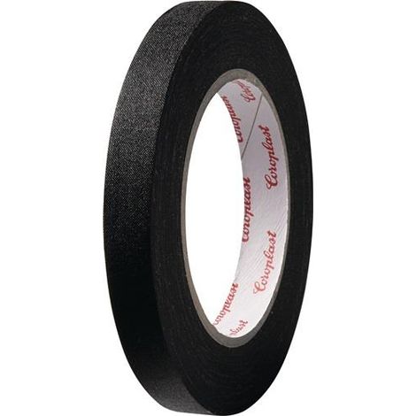 Coroplast GEWEBEKLEBEBAND 25M  SCHWARZ (0,28/19MM  800) (1/3)