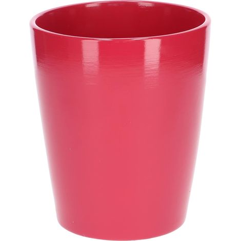 KOTARBAU Pot de fleurs en céramique pour orchidées H 150 mm Ø 120 mm Rose (1/5)