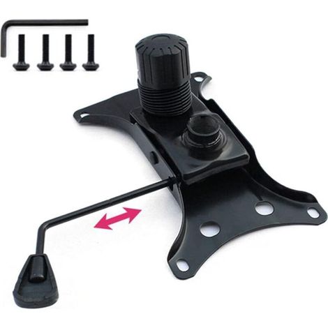 Metal mechanical seat - Floor plate - Seat mechanism - Tilt function - Height adjustment for office chair - Replacement lever A1 (1/3)