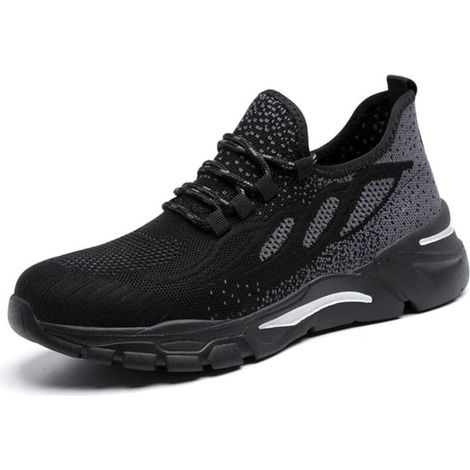Chaussures de Sécurité Hommes Femmes Baskets en Coussin d'air Chaussures de Travail Légères Et Respirantes Chaussure de Sécurité de Sécurité Chaussures de Protection 41EU (1/5)