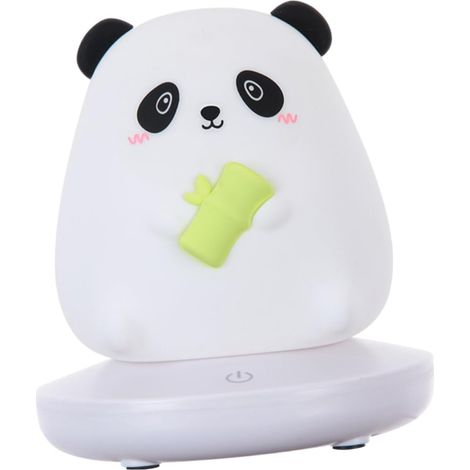 Veilleuse de chevet en Silicone USB Dessin Animé Blanc (1/5)