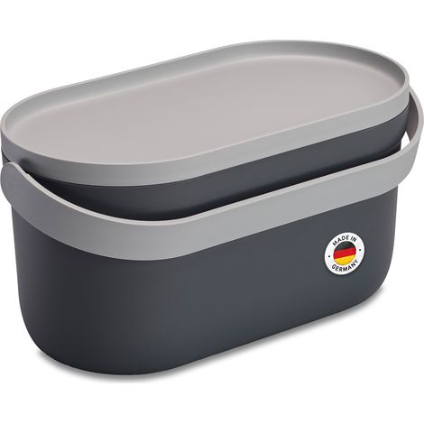 GARANTIA NOVA Biomülleimer 5 Liter graphite grey / steingrau (1/5)