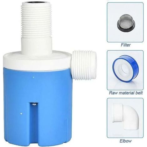Régulateur de niveau de piscine,Vanne à flotteur d'eau Contrôle pratique du niveau d'eau Vanne à flotteur automatique Niveau d'eauStyle normal (1/4)