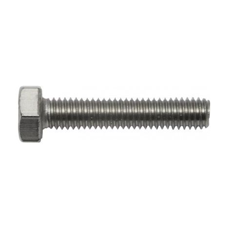 Metallschrauben mit Sechskantkopf - INOX - 8 x 40 - Packung von 10