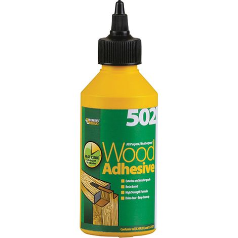 Everbuild Sika 502 All Purpose Weatherproof Wood Adhesive 1 litre EVBWOOD1 (1/6)