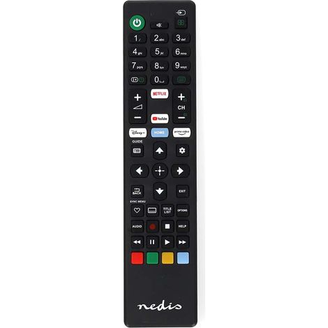 Control remoto de repuesto  Compatible con: Sony  Fijo  1 Unidad  Botón Amazon Prime / Disney + / Botón Netflix / Botón Youtube  Infrarrojos  Negro