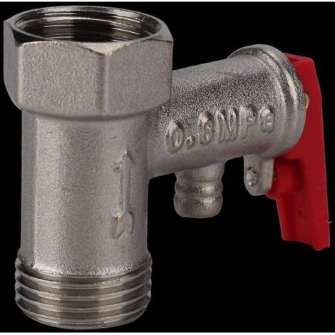 Soupape De Décharge - Laiton BSP Mâle X Femelle - Pour Chauffe-Eau Électrique - 1/2 Pouces - 0,8 MPa (1/4)