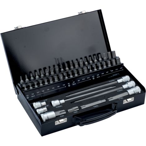 Bahco Bitsatz mit TORX-TR Bits, 49-tlg., 10 mm Schaft (1/3)