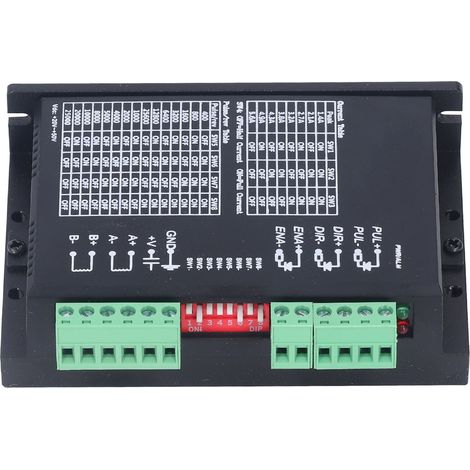 Pilote Moteur Pas à Pas DSP Contrôleur Numérique 1.4A-5.6A Réglable DM556 pour NEMA 23 24 34 Moteur 57 60 86mm CNC (1/5)