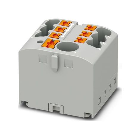 Bloc de distribution Phoenix Contact 7 voies, raccordement Enfichable, section de fils 26 12 AWG, 24 A, 41 A, ( Prix pour Boîte de 10 )