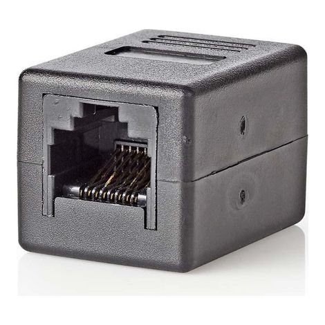 Conector de red cat6 sin blindaje rj45 hembra rj45 hembra recto abs caso