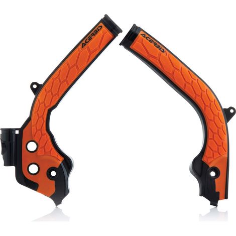 ACERBIS X-GRIP PARATELAIO KTM EXC / EXC-F '17-'19, SX / SX-F '16-'18, HUSQVARNA FC / TC '16-'18, FE / TE '17-'19 COLORE NERO / ARANCIONE