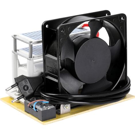 Générateur d'ozone portable 28 g/h, appareil de purification d'air avec filtre et ventilateur pour éliminer le formaldéhyde, idéal pour la maison et la voiture. (1/2)