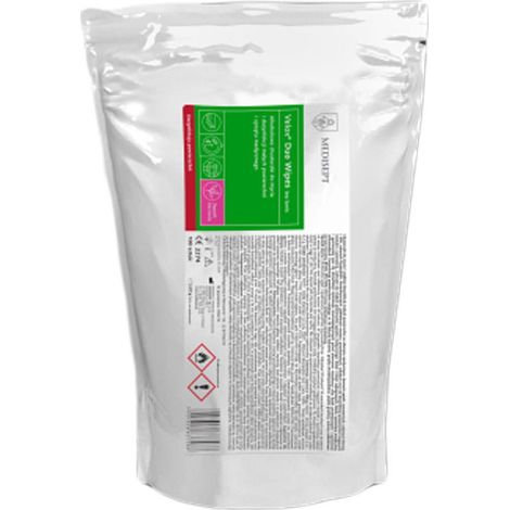 Toallitas con alcohol para una rápida desinfección y limpieza Velox Duo Wipes Tea Tonic recambio 100 uds (1/2)