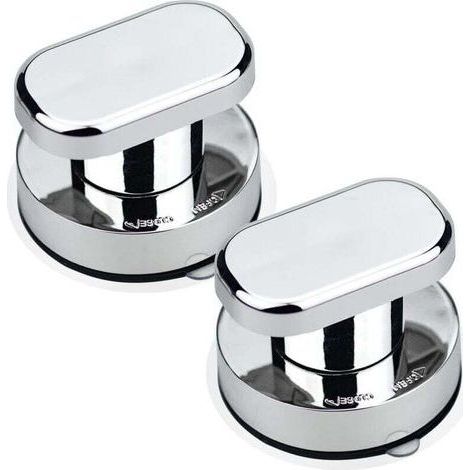 2 Pack Suction Cup Door Handle, Suction Cup Handle, Bay Window, Powerful Suction Cup, Pull Handles for Bathroom, Glass, Cabinet, Drawer, Door Handle (1/4)