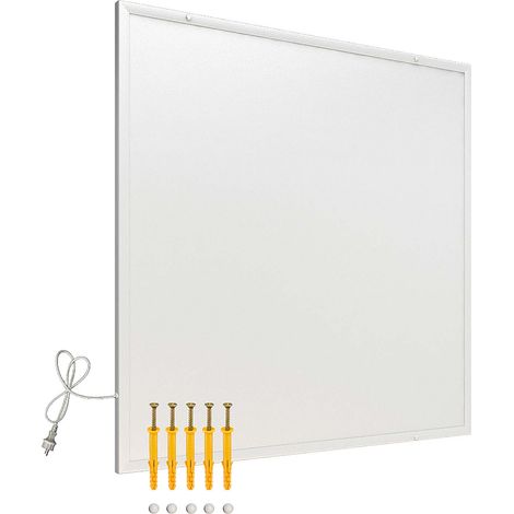 Wiltec Calefactor infrarrojo 290W panel calefacción IR calentador eléctrico radiador de bajo consumo