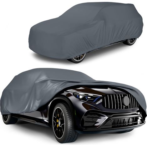 Abdeckplane Auto All Weather Plus, Premium Autoplane Vollgarage Größe 7 SUV/VAN, Autoabdeckung grau (1/5)