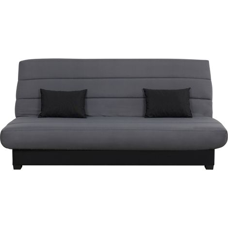 Banquette Clic clac CECILIA 130 x 190, pearl gris (1/4)