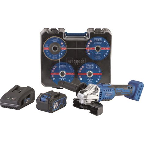 Batería del juego de rectificadora angular 20V 4.0Ah 125mm Scheppach ixes (1/5)