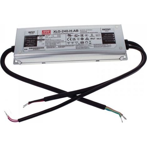 MW MEAN WELL XLG-240-H-AB Led Driver Corrente Costante 4900mA 27-56V 240W IP67 Dimmerabile 3 In 1