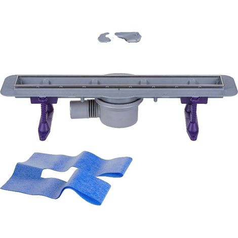 Caniveau de douche Kessel Linearis UltraLine 950 mm inox (1/3)