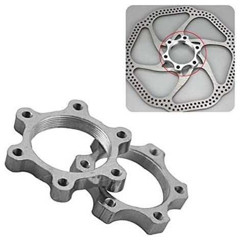 Lot de 2 plaquettes de frein à disque pour moyeux filetés de roue libre de vélo de 48 mm (1/3)