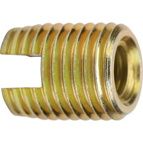 20 pièces inserts filetés autotaraudeurs en acier au carbone 302, accessoires M6x1.0 interne et M9x1.0 externe (1/5)
