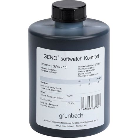 Grünbeck Indikator 10 °dH GENO-softwatch Komfort 500 ml, 172204 (1/2)
