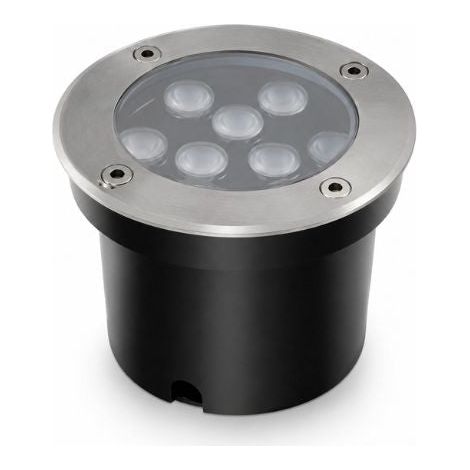 Spot LED Extérieur Encastrable IP67 24V Sol 9W 45° - Blanc Neutre 4000K - 5500K - SILAMP (1/2)