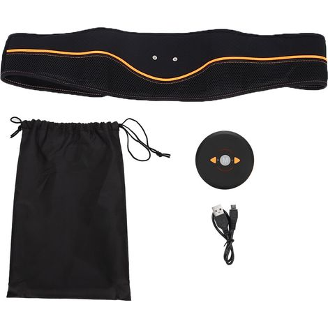 Intelligenter EMS-Massagegürtel zur Gewichtsreduktion für den Heimgebrauch, orange. – AquaForge