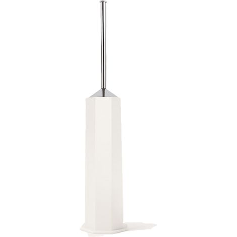 Porte brosse à poser blanc mat en abs mod. Otto (1/2)
