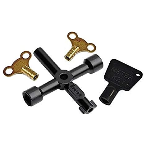 Bulk Hardware BH00936 Assortimento di Chiavi da Officina per Radiatori e Contatori (1/4)