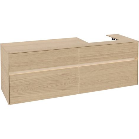VB WTUS Collaro C079B0 1600x548x500mm avec 4 tiroirs WT en chêne nordique (1/2)
