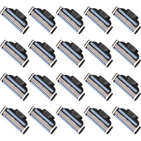 Recharges de Lames Rasoir 20 PièCes, Mach 3 Manuelles pour (1/3)