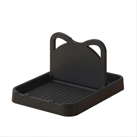 Cuillère Rest avec couvercle support cuillère support pour Cuisine plan de travail noir (1/5)
