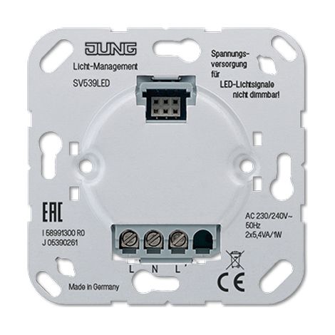 Jung Alimentatore LED Modello 2023 Argento