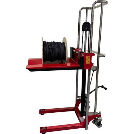 Gerbeur porte bobine avec plateau - Manutention de face - Levée max 1200mm - Charge max 400kg - 300284/PBL