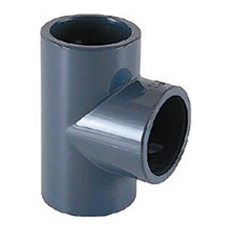 Té PVC à 90° à coller Ø 63 mm