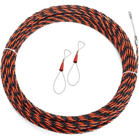 Aiguille Electricien 50M Tire Fil Electrique 5mm Diamètre Aiguille Tire Fil, rétractable d'installation (1/4)
