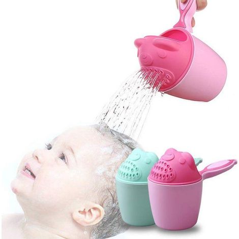 Gobelet De Douche - 500 ml - Pour Rincer Les Cheveux Sans Que Le Shampoing N'entre Dans Les Yeux - Lot De 2