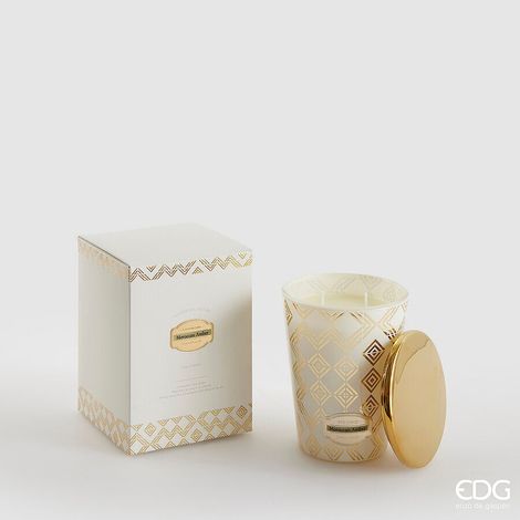EDG Enzo De Gasperi Candela Enigma con Profumo H 12 Cm 360 Gr Moroccan Amber Scatola Regalo