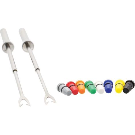 Lot de 2 fourchettes a fondue Lono avec 8 embouts de couleur differentes WMF - FS-1000050144 (1/2)