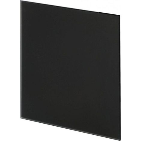 Panel ventilación Awenta trax glass vidrio negro mate 100mm (1/3)