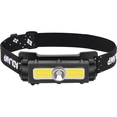 Headlamps, Running Headlamp, LED Headlamp, Waterproof Flashlight with 7 Speeds and 300-400 lm – Perfect for camping, hiking, and use with a safety helmet (1/5)