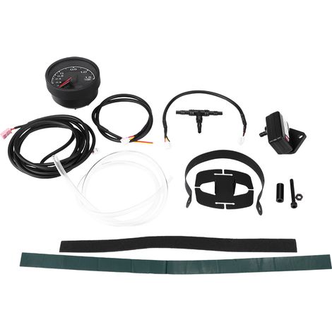 7 Couleurs Manomètre Turbo LED pour Course Auto avec Capteur et Support (1/5)