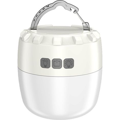 Campinglampe, LED Camping Laterne USB Aufladbar mit 5200 mAh, 4 Helligkeiten Leuchtmodi & Stufenlos Dimmbar & Eingebauter Starker Magnet Campingleuchte für Wandern, Notfall (1/5)