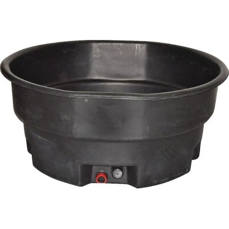 Abreuvoir pour bovins et chevaux – Volume 600 l – En polyéthylène recyclé – Débit d'eau important – Facile à nettoyer – La Buvette - BUE102 (1/3)