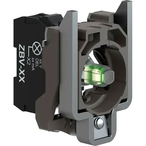 Cuerpo pil LUM LED 120VCA blanco con voltaje de 120V y diseño moderno. (1/4)