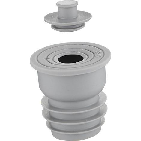 Cuisine Salle de Bain Tuyau de vidange égout Joint Anneau Anti Odeur Bouchon d'étanchéité pour Toilettes réservoirs de vidange, 35-40mm Gris (1/5)