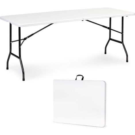 Mesa de catering para banquetes de jardín, plegable 180